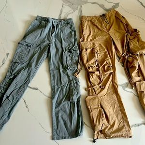 🔥🔥🔥jeans grey and cargo light brown jeans 50% off